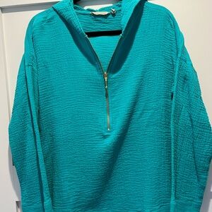 Soft Surroundings Turquoise Pullover